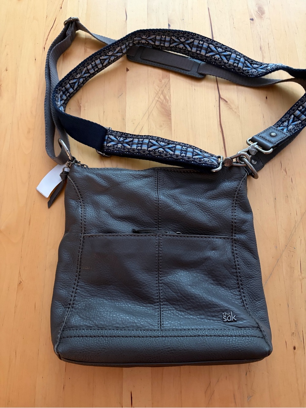 The Sak Crossbody Bag in Dark Gray